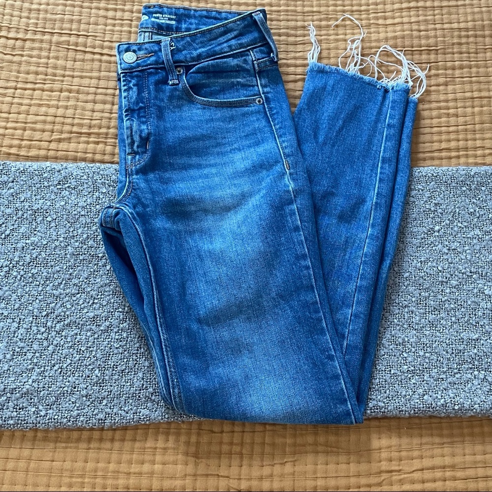 Old Navy, Power Straight, High Rise, Size 0